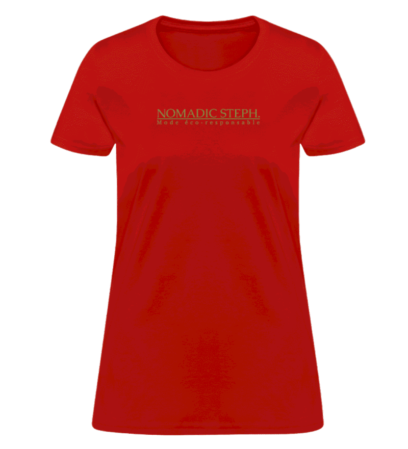 T-shirt femme court - Coton bio